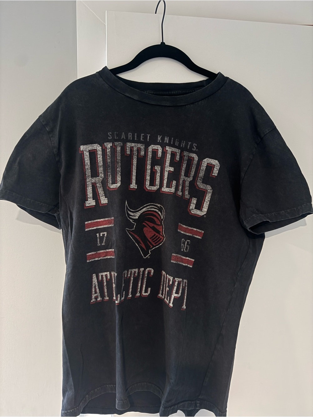 Rutgers Scarlet Knights Black Graphic Tee - Small